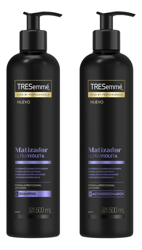 Tresemme Combo Matizador Ultravioleta Shampoo Y Acond X500ml