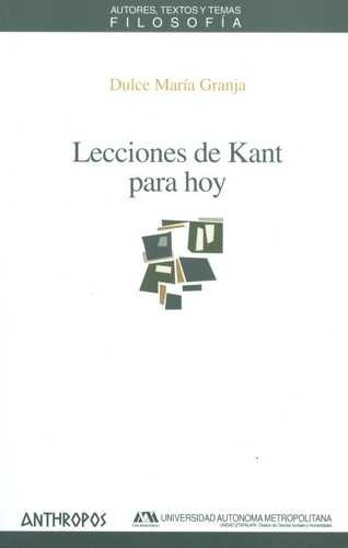 Libro Lecciones De Kant Para Hoy