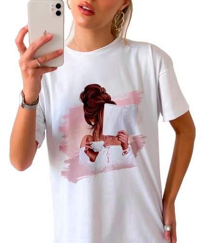 Remera Dama Mujer Moda Bonita Hermosa Beautiful Woman #15