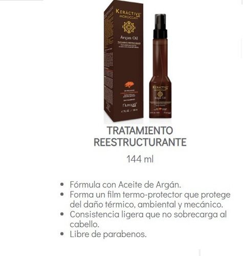Nutrapel Aceite De Argan Keractive Moroccan Oil