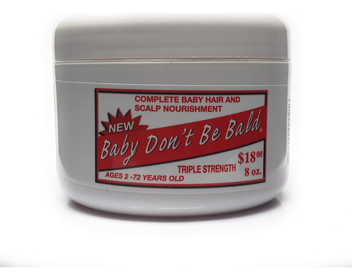 Nutriente Para Cuero Cabelludo Y Cabello Baby Don't Be Bald.