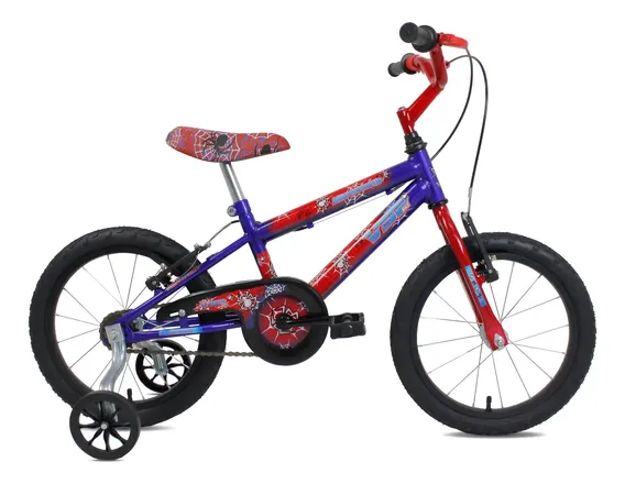 Bicicleta Infantil Aro 16 Masculina Até 7 Anos Super Heróis