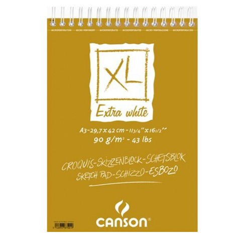 Álbum Canson Xl Extra Blanco 29.7 X 42 Cm.
