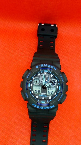 Reloj Casio G-shock Ga-100 Negro Azul