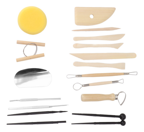 Kit De Ferramentas De Argila Para Esculpir Materiais De Made