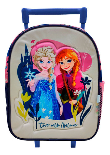 Mochila frozen nature line con carro 12 Verde