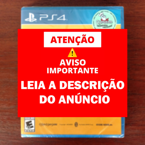 Cuphead Ps4 Midia Fisica Lacrado - 183 À Vista Leia! (Usado)