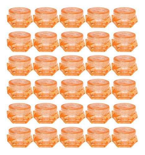 30x 3 Gramos Envases Cosméticos Con Tapas Frascos De Viaje