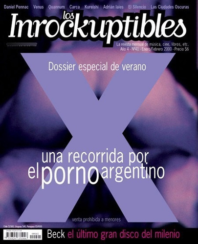 Revista Los Inrockuptibles 41. Enero Febrero 2000