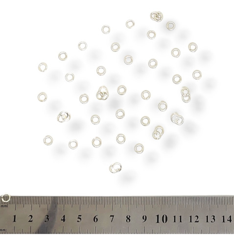 Argolla Argollita Arandela Plata 925 5gr 7mm Armar Bijou