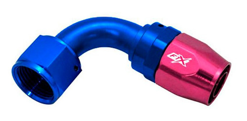 Acople Conexión 90° An16 Azul Rojo Ftx Fueltech