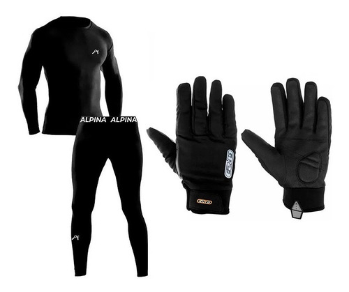 Guantes Punto Extremo Neoprene Softsh + Conjunto Termico Cuo