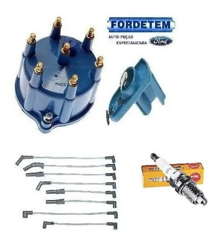 Kit Tampa Rotor Cabo E Vela Ford F1000 4.9 94/98