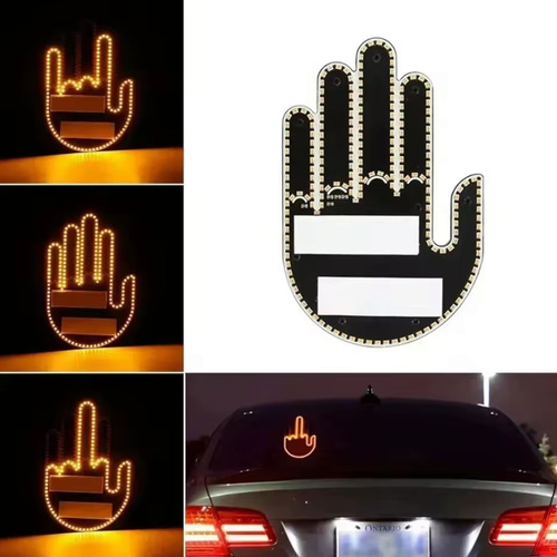 Señal De Parabrisas Manito Luz Led Con Control 3 Modos Auto