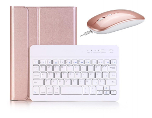 Funda de teclado y ratón para Samsung Galaxy Tab A7 Lite