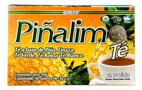 Caja De 30 Bolsas De Té Piñalim