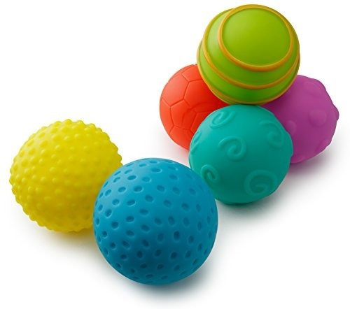 Playkidz Super Durable 6 Pack Sensory Balls Bolas Suaves Y T