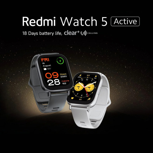 Smartwatch Xiaomi Redmi Watch 5 Active Silver Con Llamada Bt
