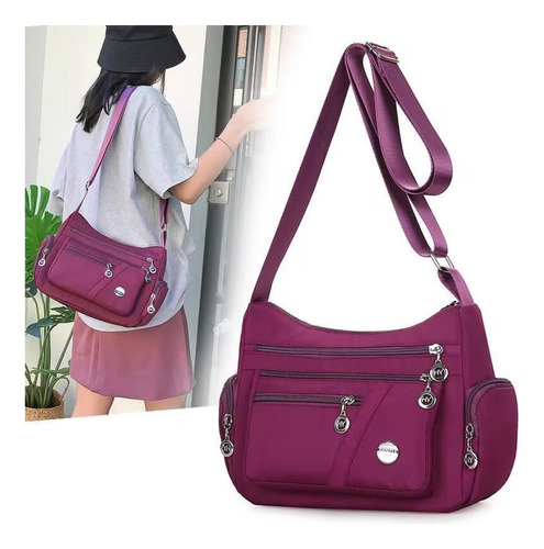 Lz Bolso De Hombro De Estilo Coreano En Color Liso Para