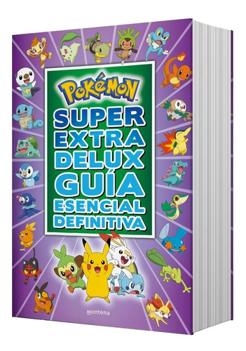 Libro Pokémon Súper Extra Delux Guía Esencial Definitiva
