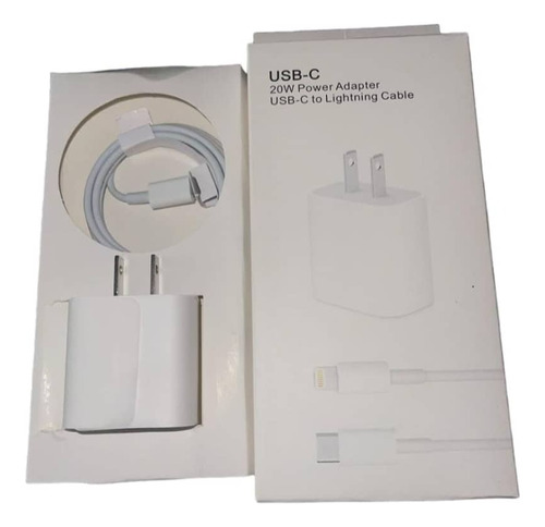 Cargador iPhone (lightning)  20w Usb- C A Lightning