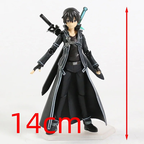 Figura De Acción De Pvc Figma 174 Sword Art Online Kirito