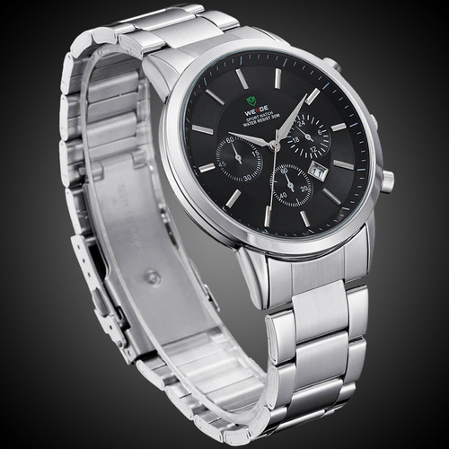 Relógio Masculino Weide Prata Wh3312-1c