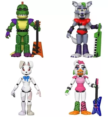 CRIEI OS PERSONAGENS DO FIVE NIGHTS AT FREDDY'S SECURITY BREACH no