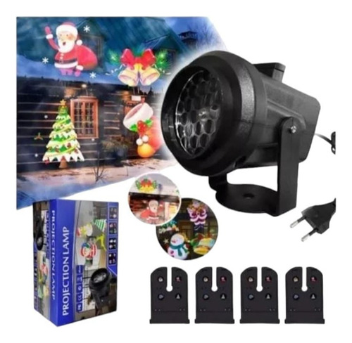 Proyector Láser Móvil Giratorio Luces Navideñas