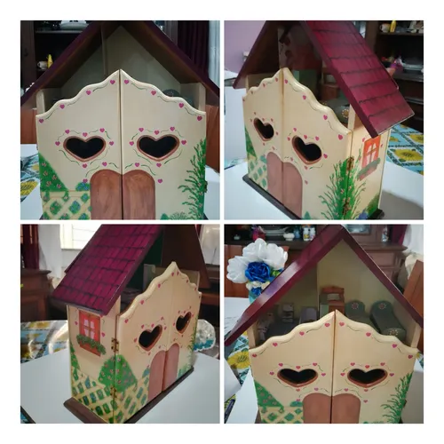 Casita De Mdf Para Muñecas