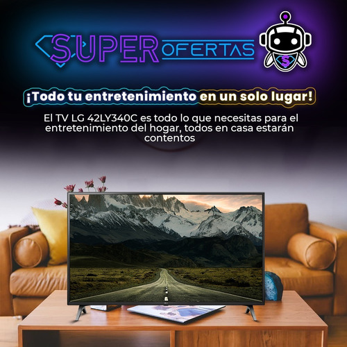 Tv LG Led 42 Full Hd = Tcl + Disney + Netflix + Gratis Roku