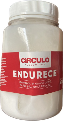 Resina Endurece CrochĂȘ 1 Kg Circulo
