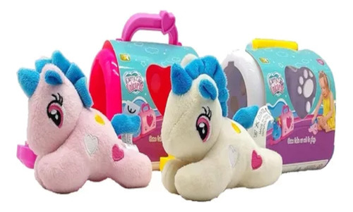 Mascota En Valija Unicornio Peluche Dr5066-a Faydi