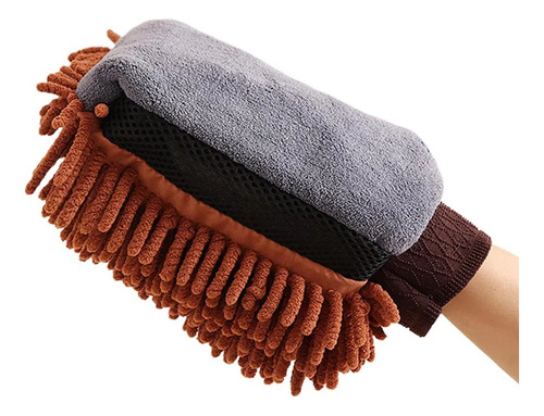 Guantes De Lavado De Autos De Doble Cara Shyknyu Que Elimina