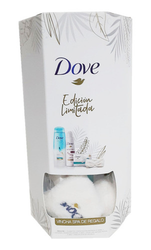 Set Baño Shampoo Desodorante Jabon Vincha Ed Especial Dove