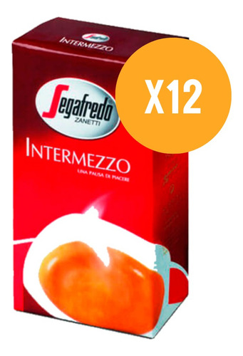 Cafe Molido Intermezzo X 250 G Segafredo X12 Zetta Bebidas