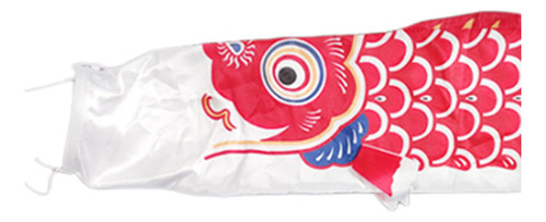 Bandeira Japonesa De Peixe, Meia-vento De Carpa, Vermelho