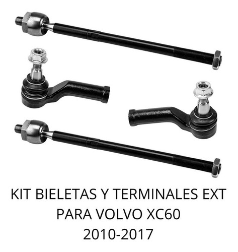 Kit Bieletas Y Terminales Ext Para Volvo Xc60 2010-2017