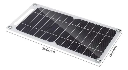 Placa De Carga De Teléfono Móvil Con Panel Solar De 6w 5v