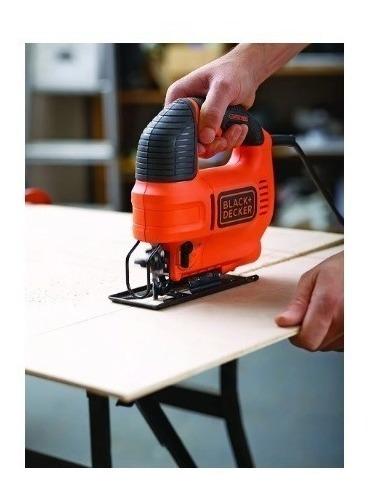 Imagen 5 de 8 de Sierra Caladora Black Decker 550w Pendular Ks701-ar