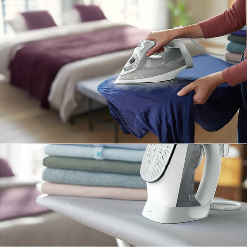 Imagen 5 de 10 de Plancha A Vapor Philips Gris 2400w Dst5010/10
