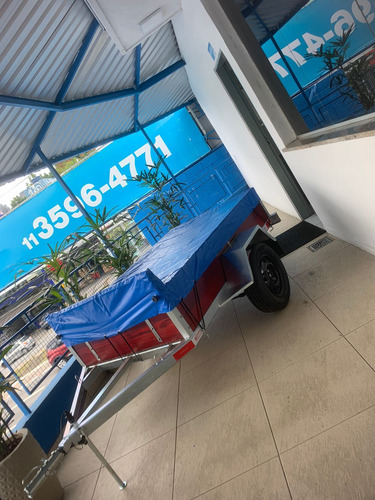 Carretinha Reboque Com Garantia De 1 Ano Pneu Novo Premium