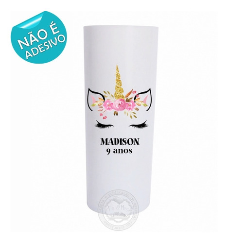 Imagem 3 de 5 de 30 Copo Long Drink Personalizado Unicórnio