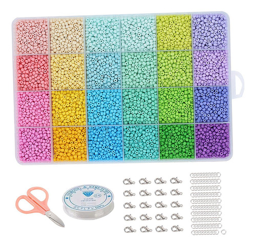 Cuentas De Vidrio For Manualidades Con Caja De Estilo B