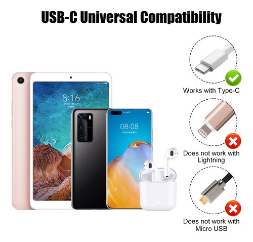 Tapones Antipolvo Usb C Y Cubiertas De Altavoz Para iPhone