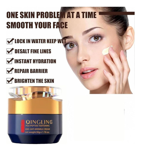 Crema Facial Qingling, (2 Botellas)