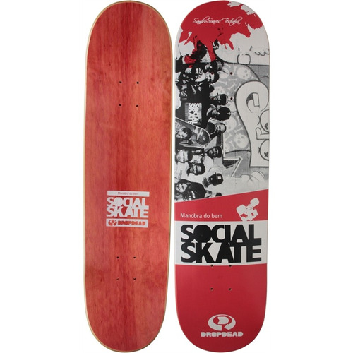 Shape Dropdead Skate Social Sandro Testinha 32,2 X 8,2