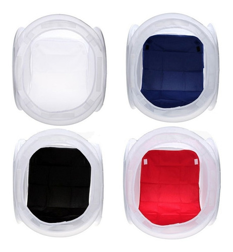Imagen 6 de 6 de Caja De Luz Plegable 40 Cm Para Fotografia De Producto F1002