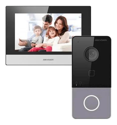 Kit De Videoportero Inalámbrico Hikvision Ip Ds-kis603-p(c)