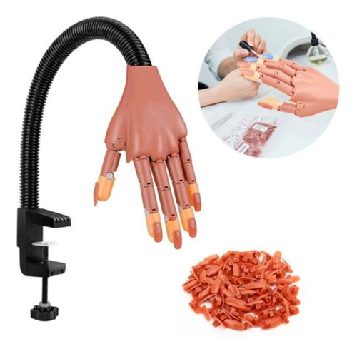 Mano Articulada Para Práctica De Uñas - Almodovar